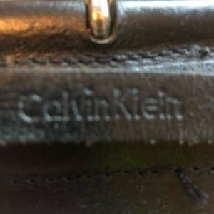 Calvin Klein heavy leather studded belt